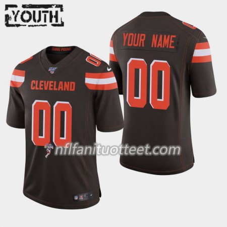 Lasten Cleveland Browns NFL Pelipaita Custom Nike Ruskea I 100th